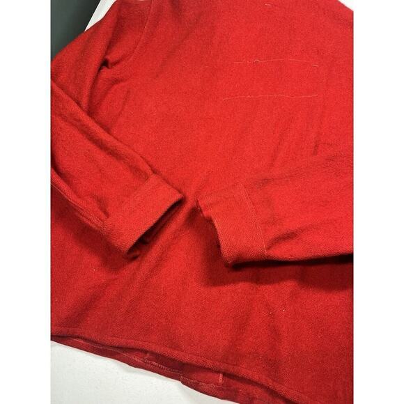 Vintage 40s Mens North Country Wool Double Pocket Button Shirt Jacket Red USA - Picture 9 of 9